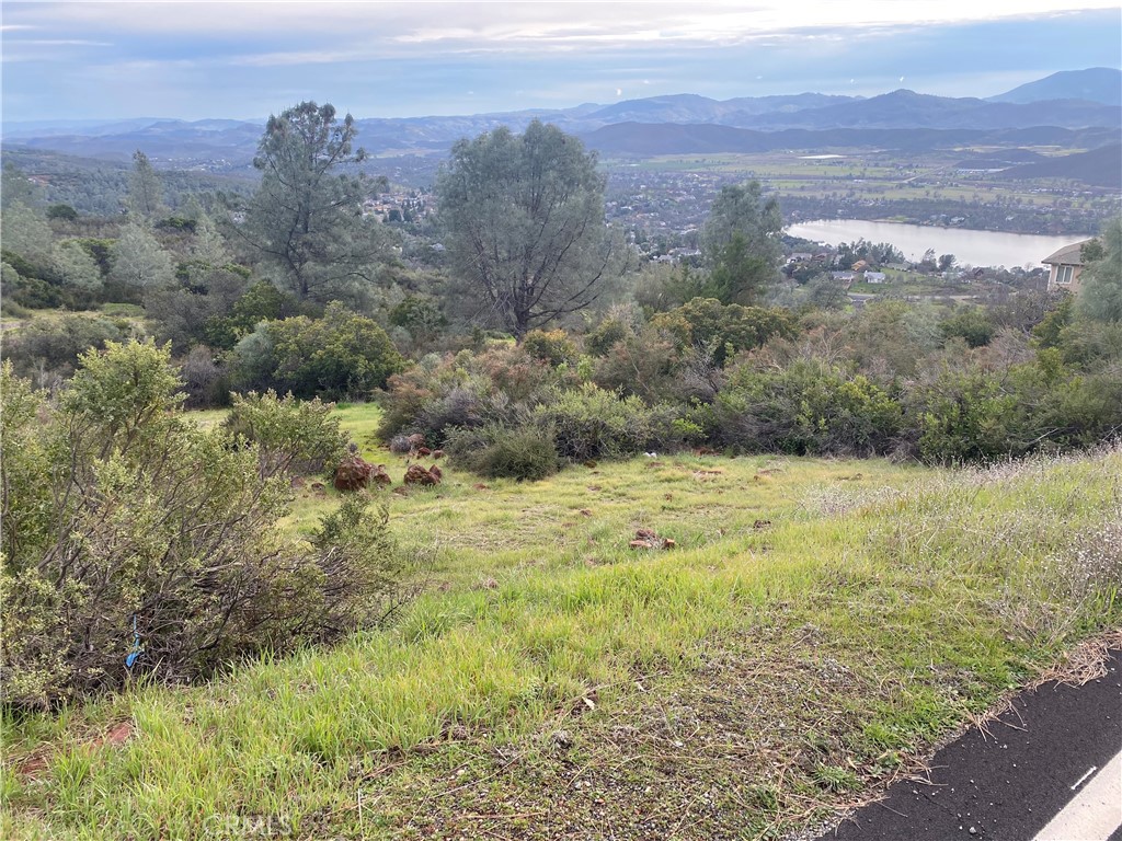 a view of lake and mountain