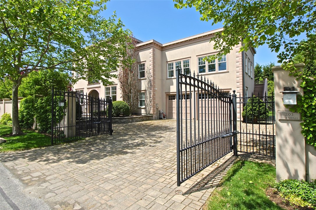 Gated Entry/Front of Property with view to 2 car G