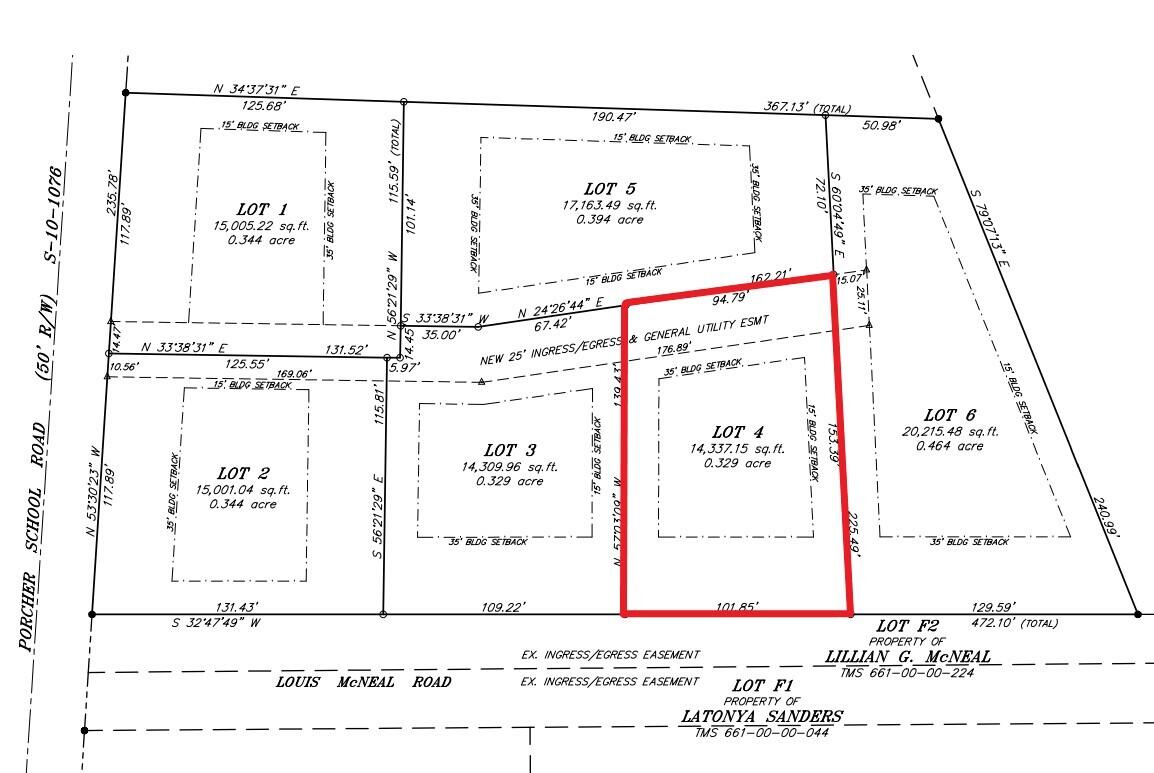 Lot 4 - Porcher School Rd