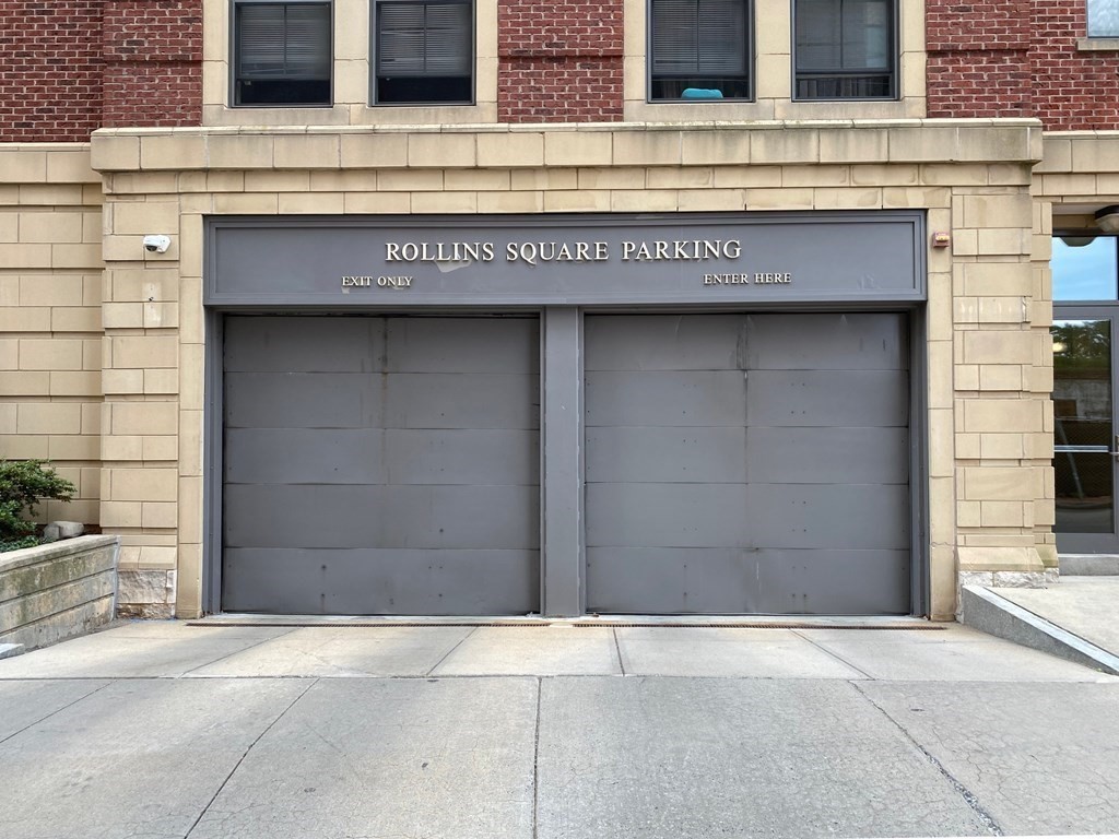 a building with a door and a window