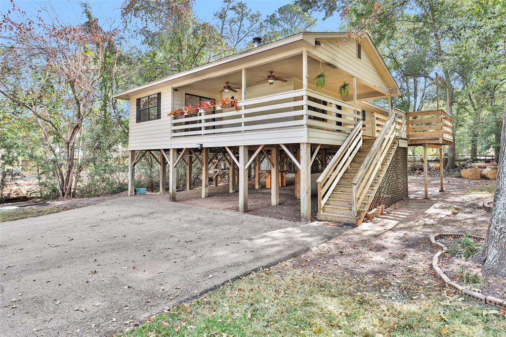 a front view of a house with parking area