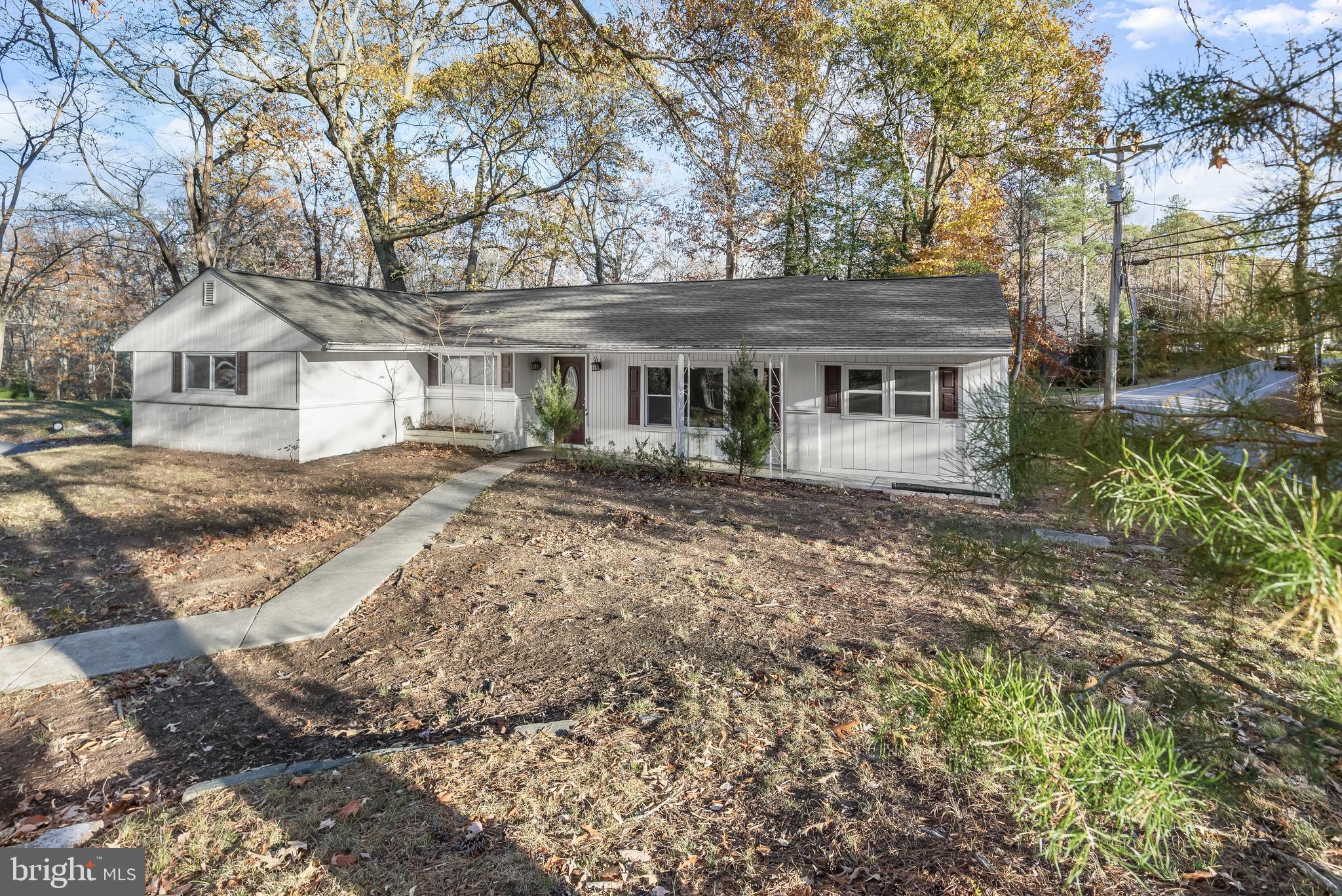 front view of house with a yard