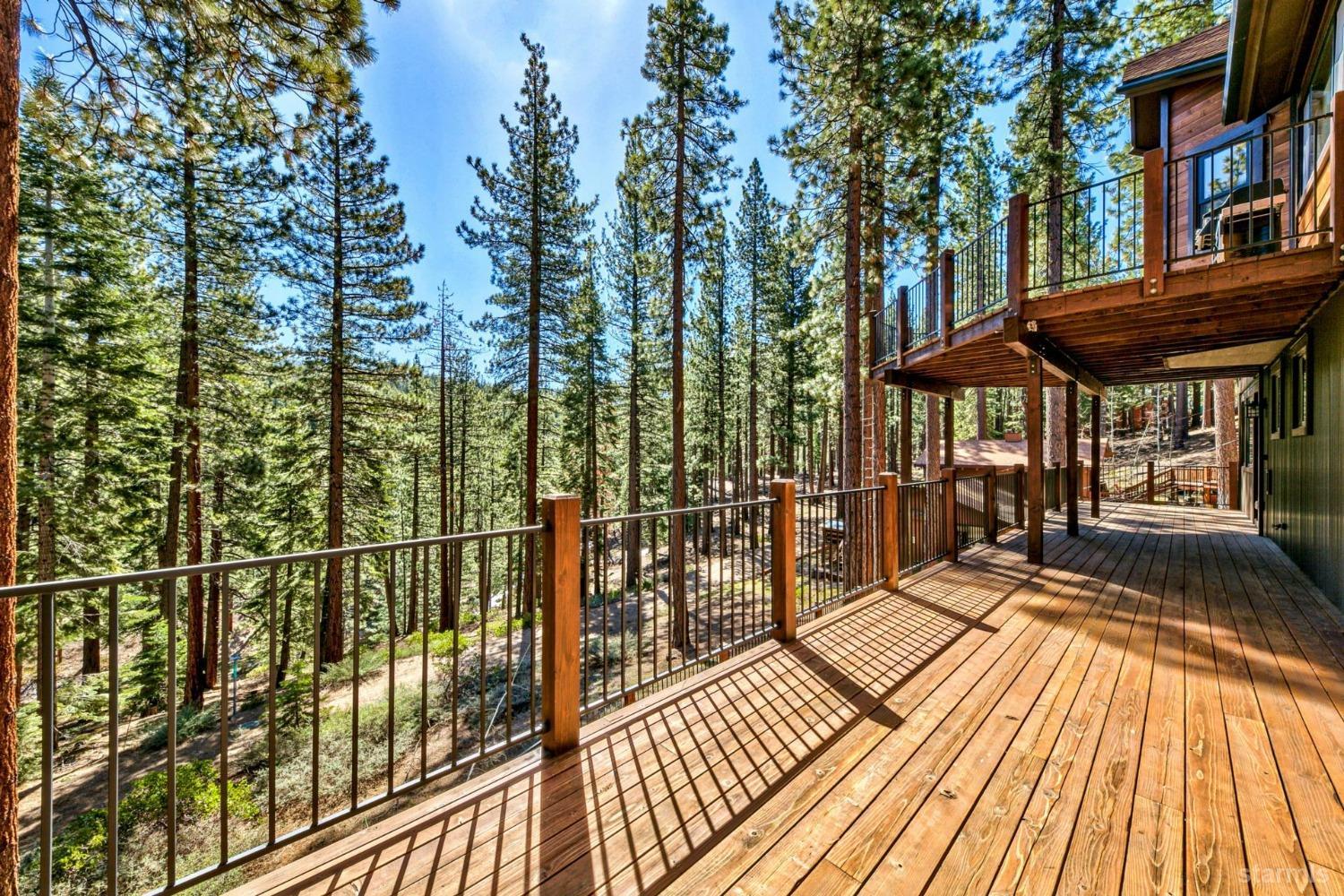 a view of a balcony with a patio