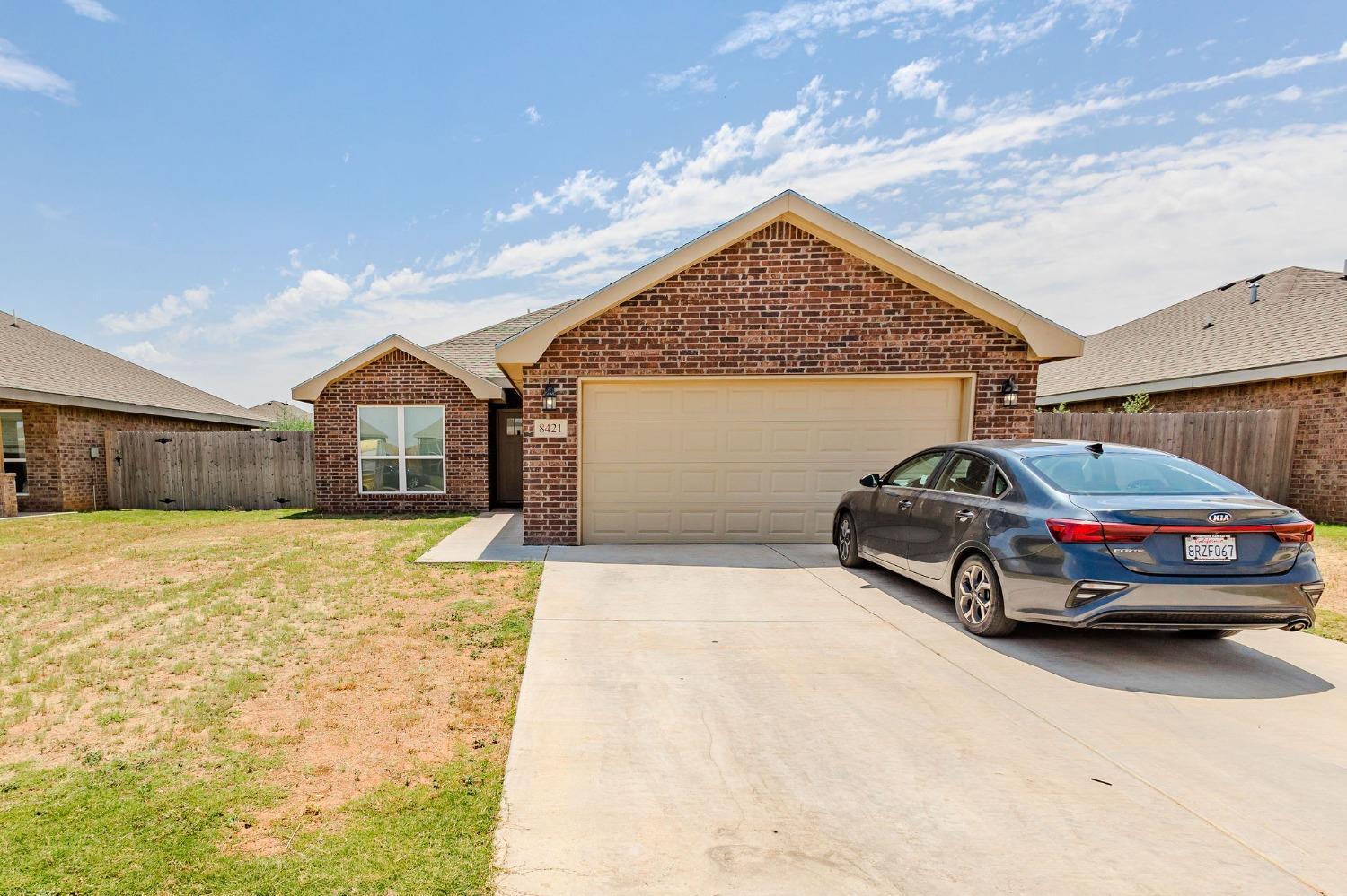 a car parked in front of house