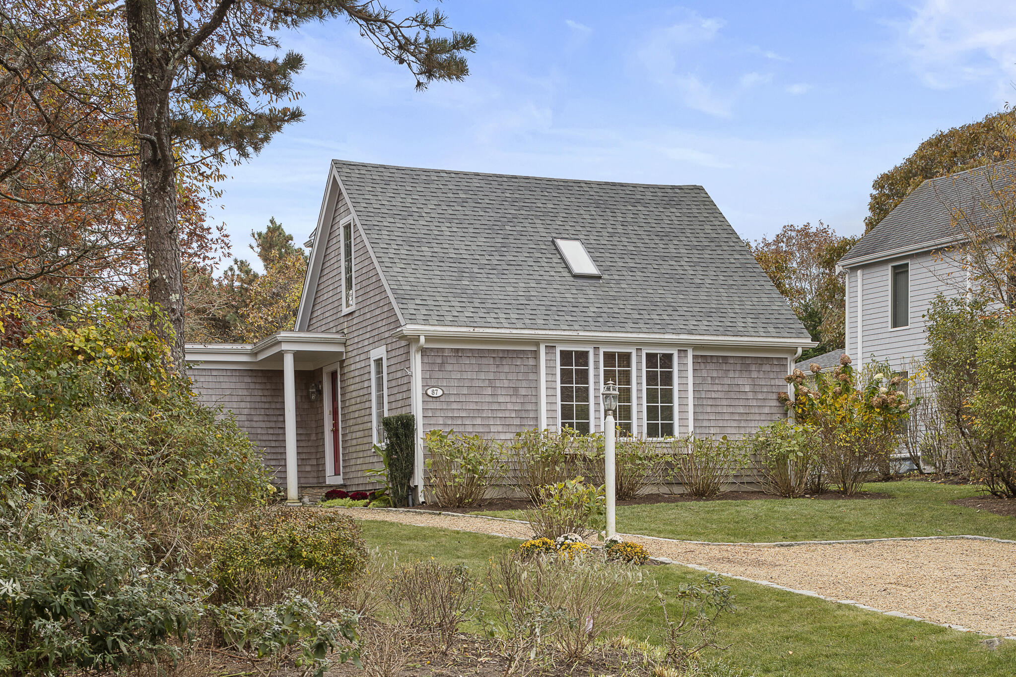 front view of house with a yard