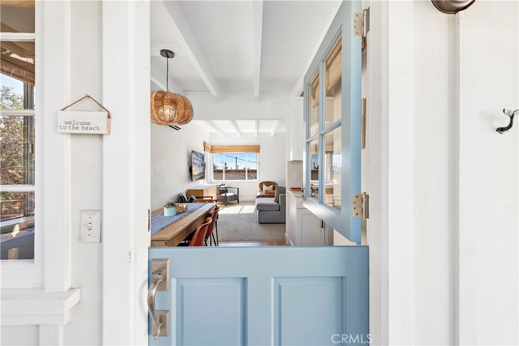 Dutch door allows ocean breezes in