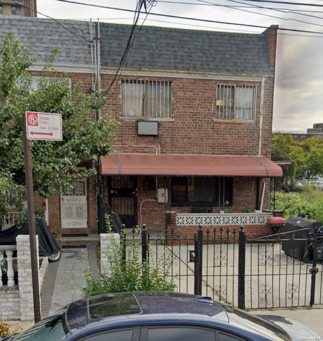 a front view of a house with balcony