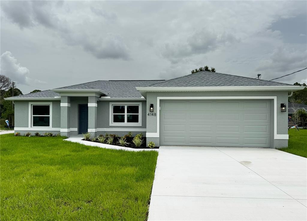 front view of house with a yard