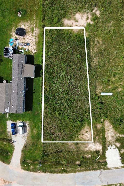 a bird view of a house