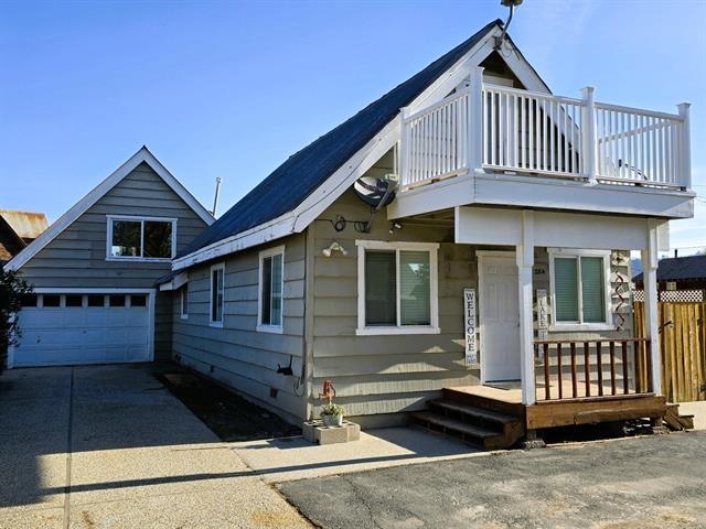 a view of a house with a porch