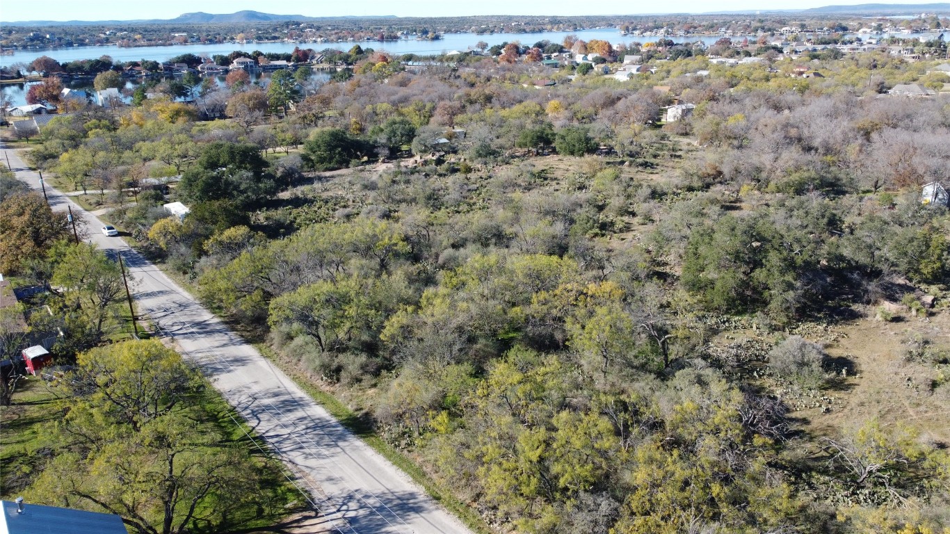 an aerial view of forest