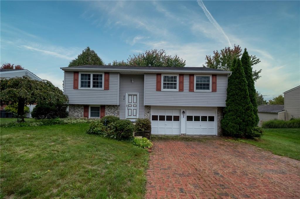 a house that has a tree in front of a house