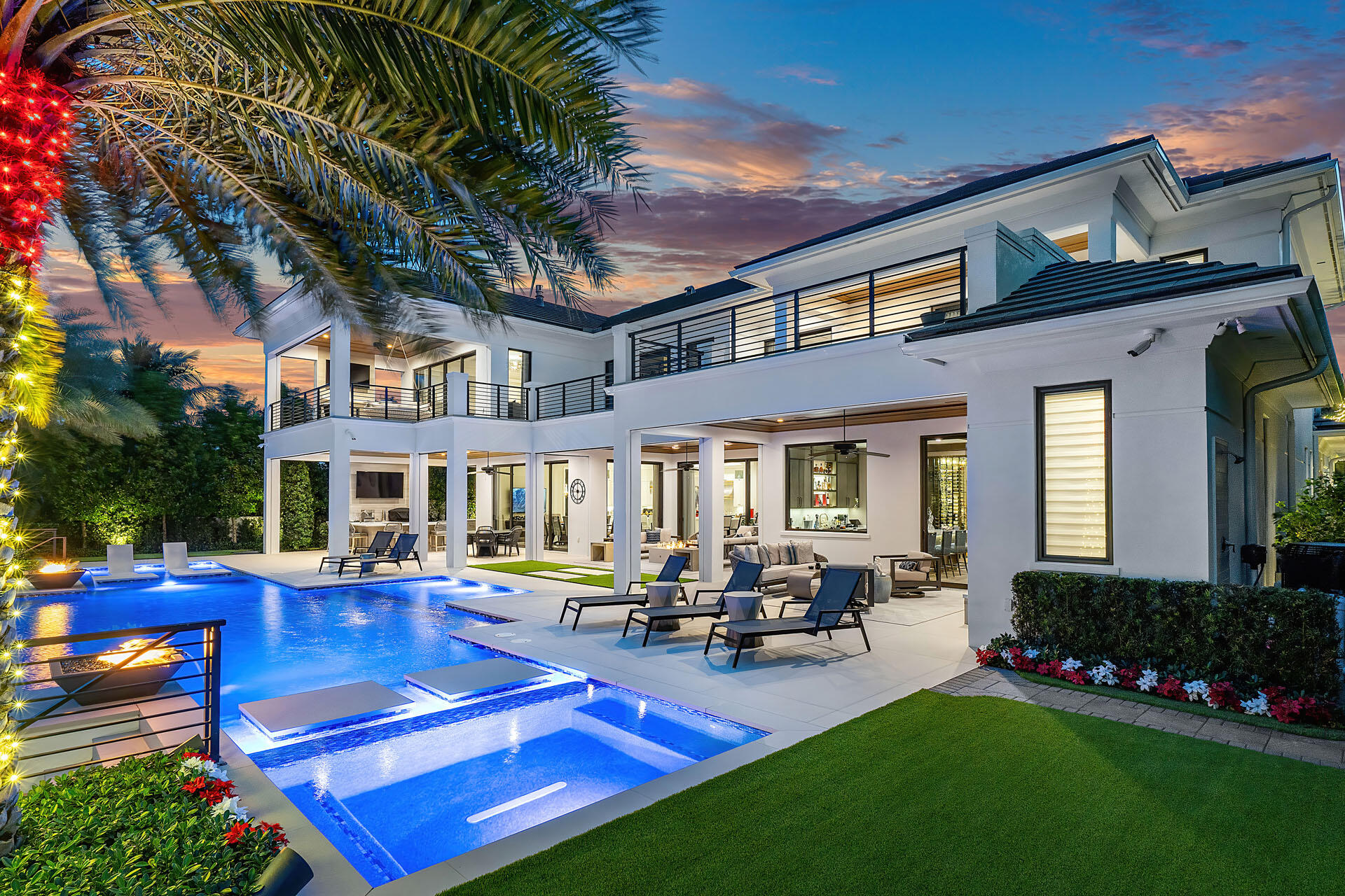 a view of a house with patio