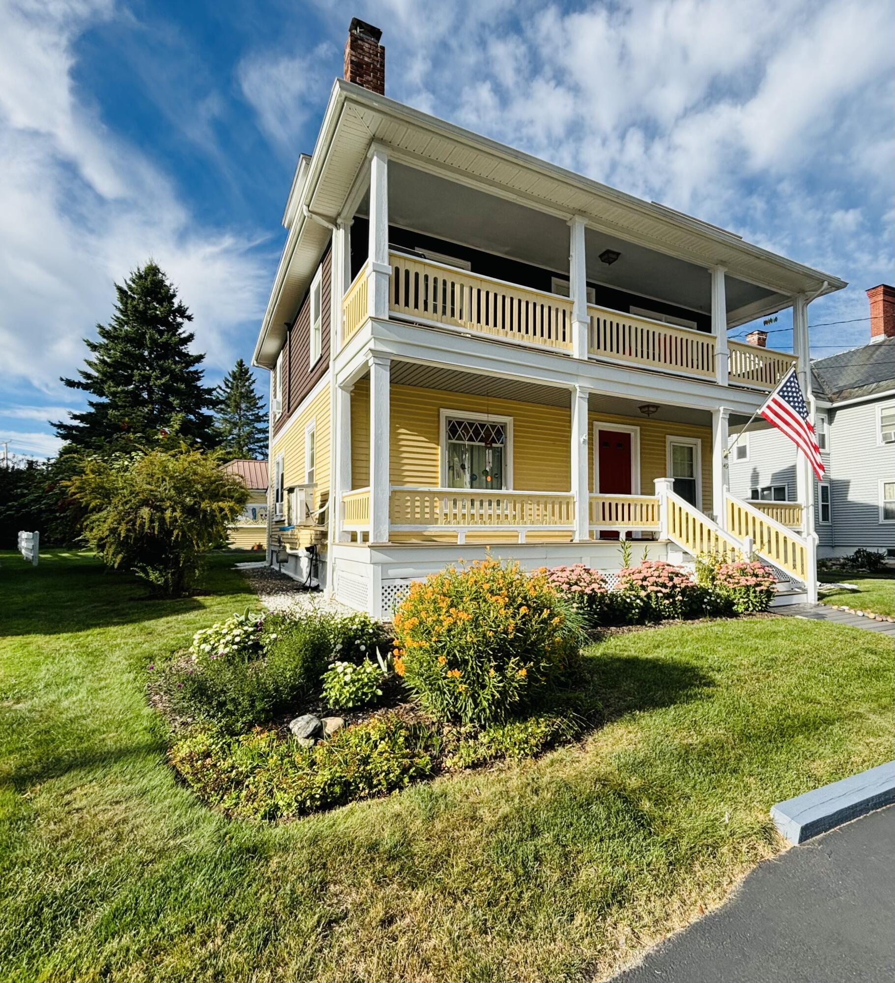 Double front porches!