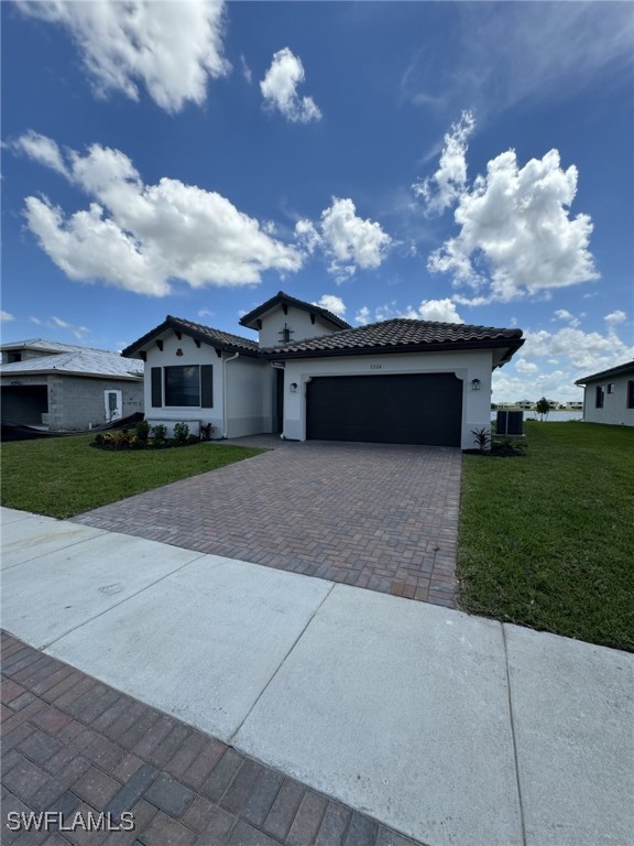 front view of house with a yard