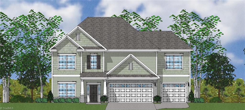 Seeley Elevation B: Photo is rendering only and exterior could differ.