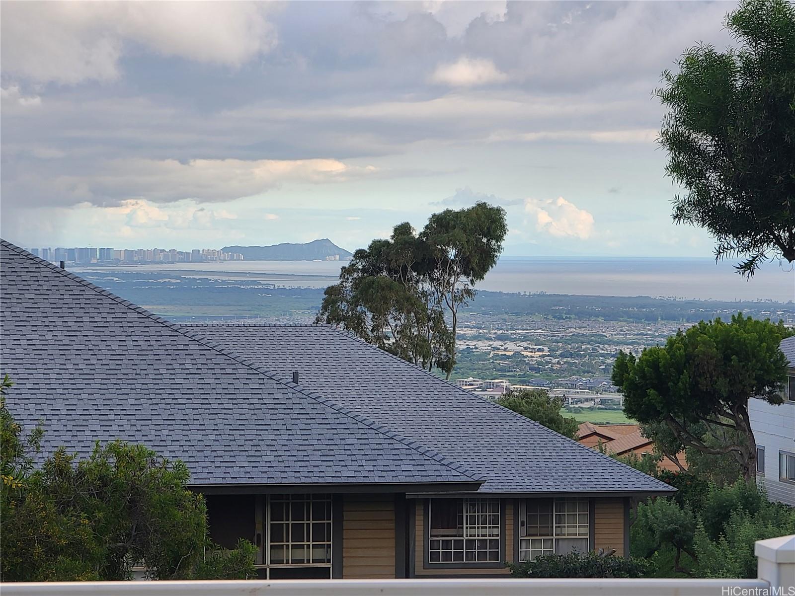 a aerial view of a house