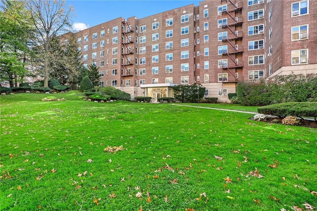 a view of an apartment with a garden and plants