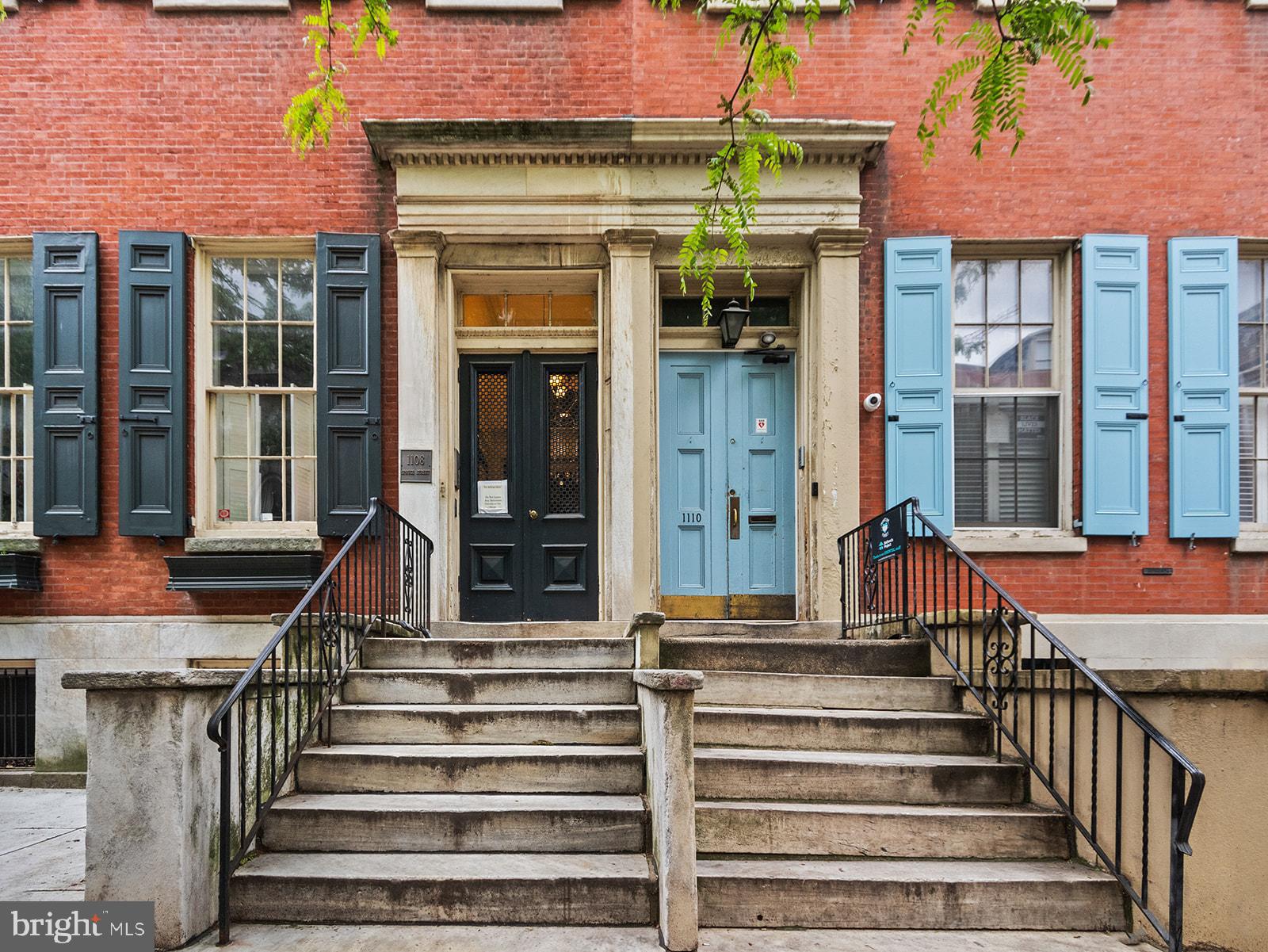 a view of a building with stairs