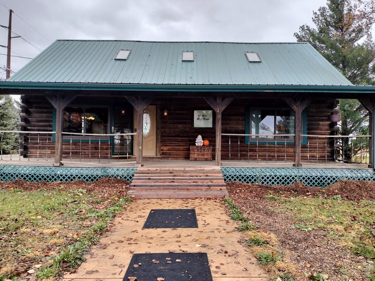 a front view of a house with a porch