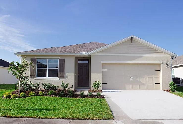 front view of house with a yard