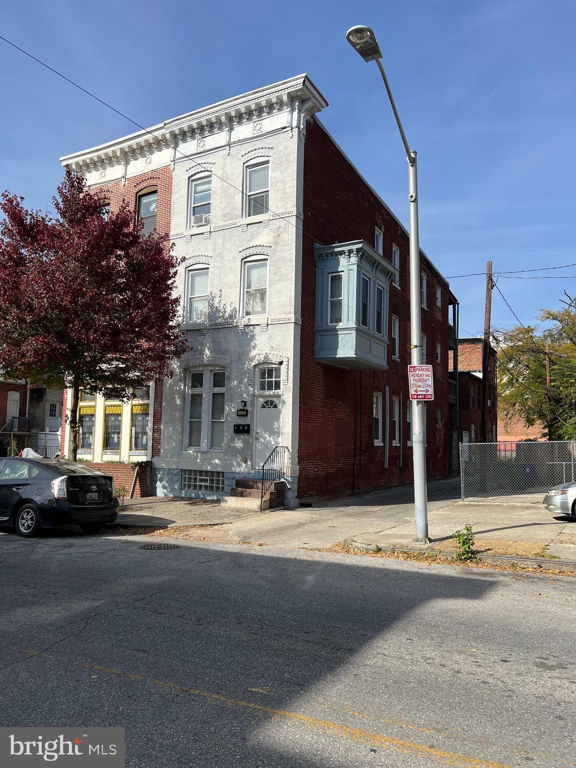 a view of building with street view