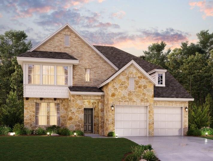 a view of outdoor space yard and front view of a house