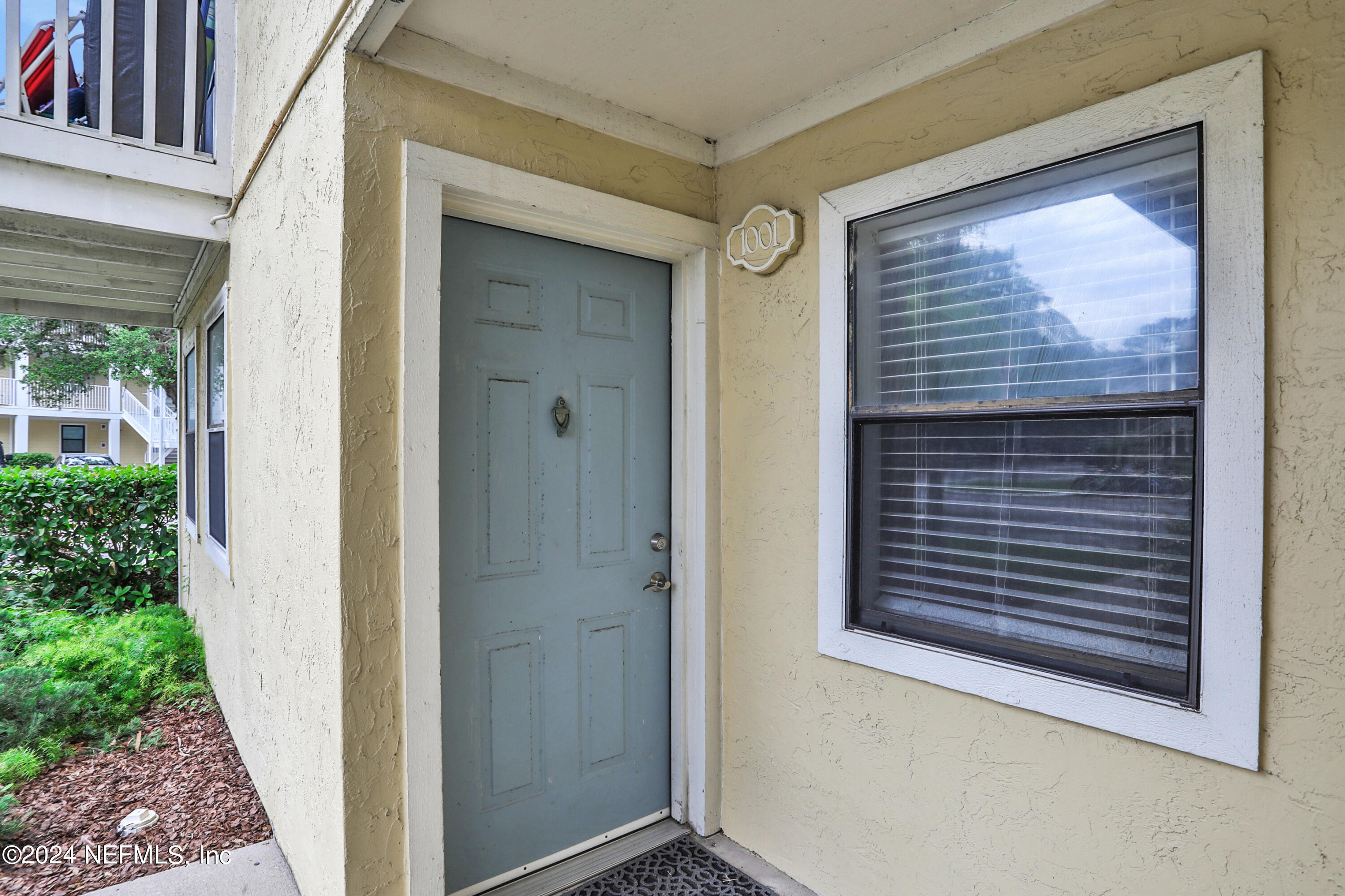 a view of front door