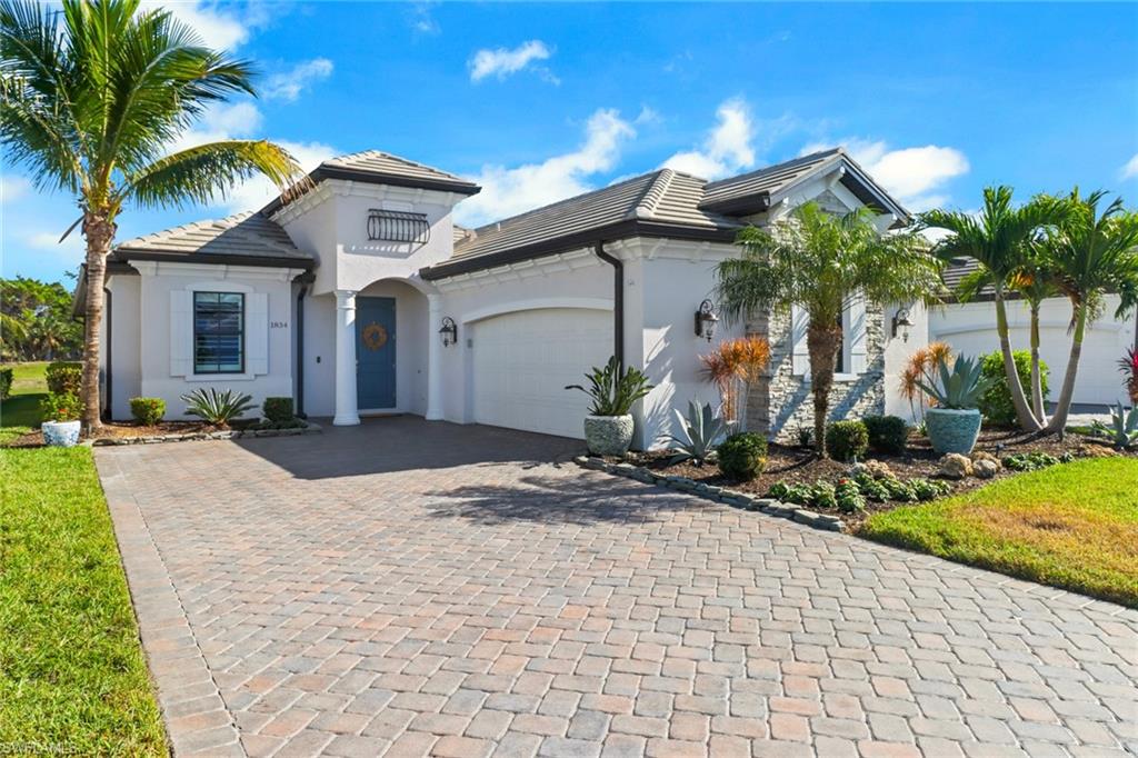 a view of a house with a patio