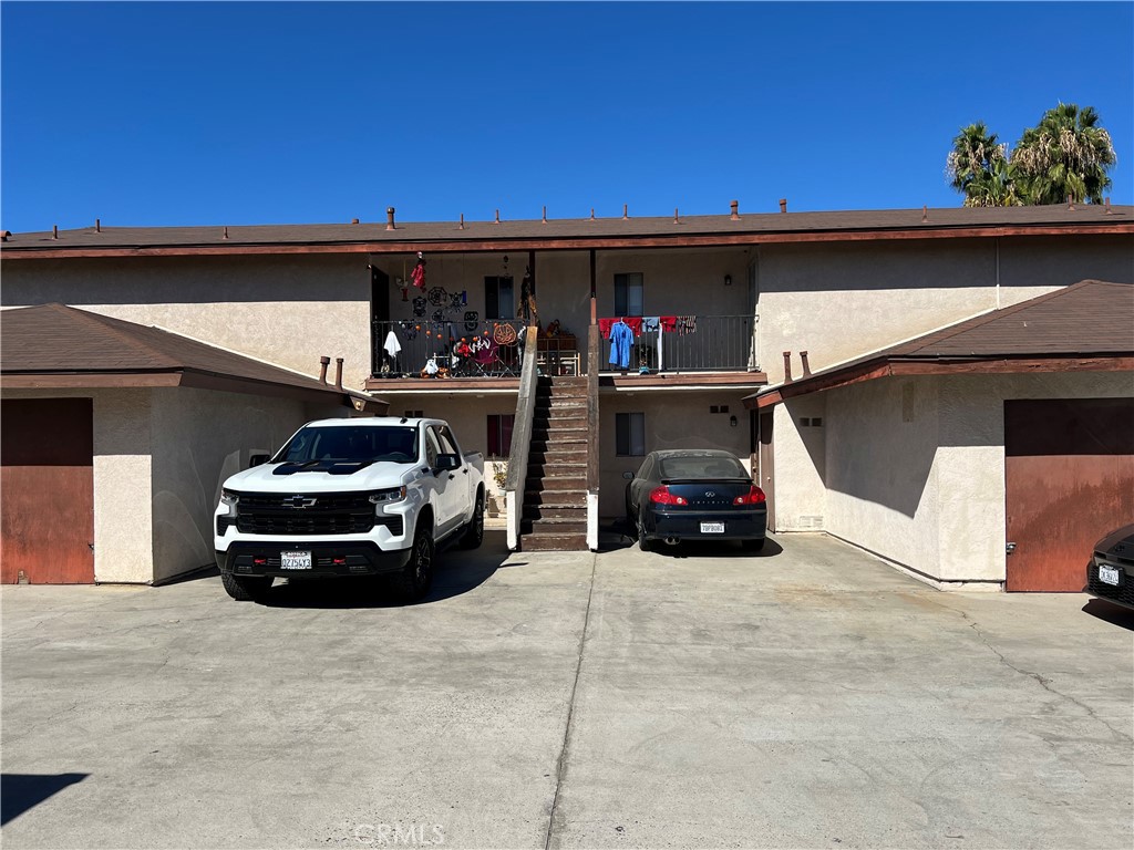 a car parked in garage