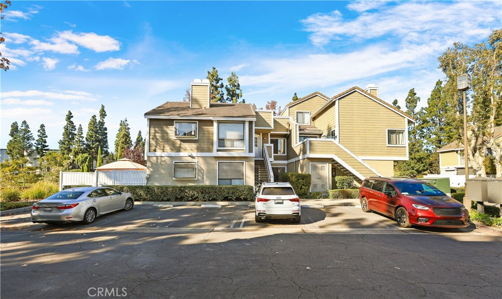 a cars parked in front of a house