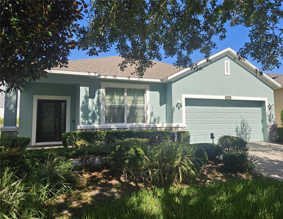 front view of house with a yard