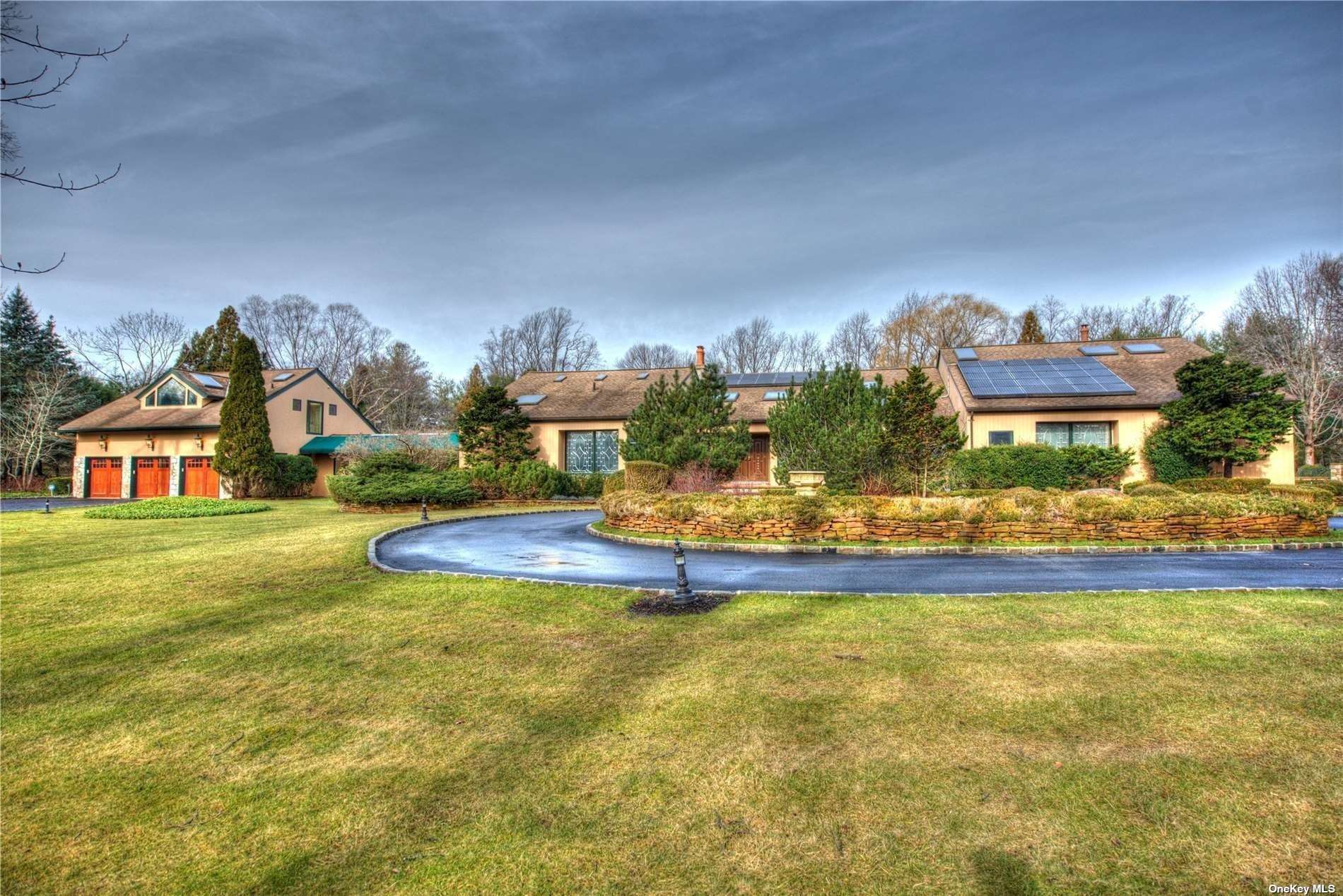 a view of a house with a swimming pool