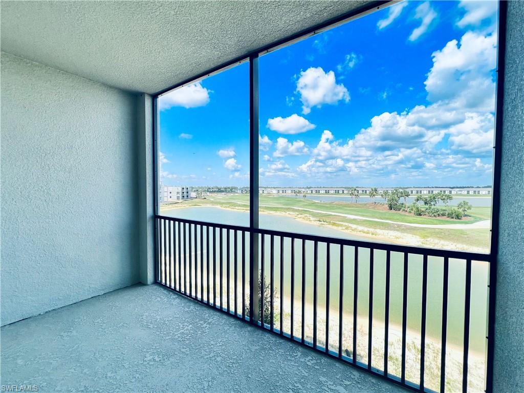 a view of a balcony