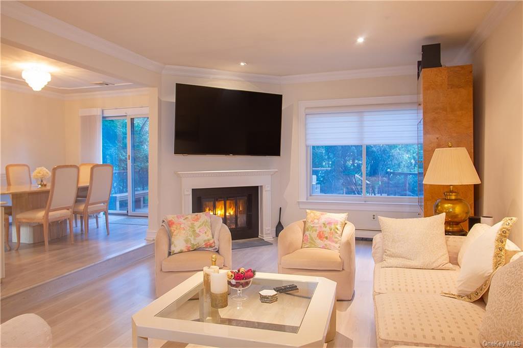 a living room with furniture or fireplace and a flat screen tv