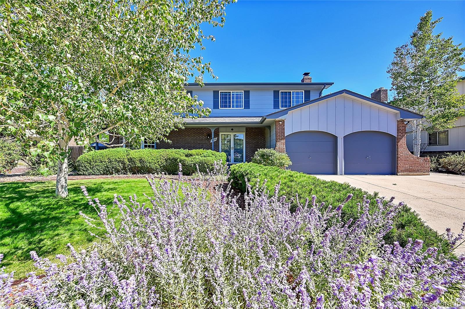 a house view with a outdoor space