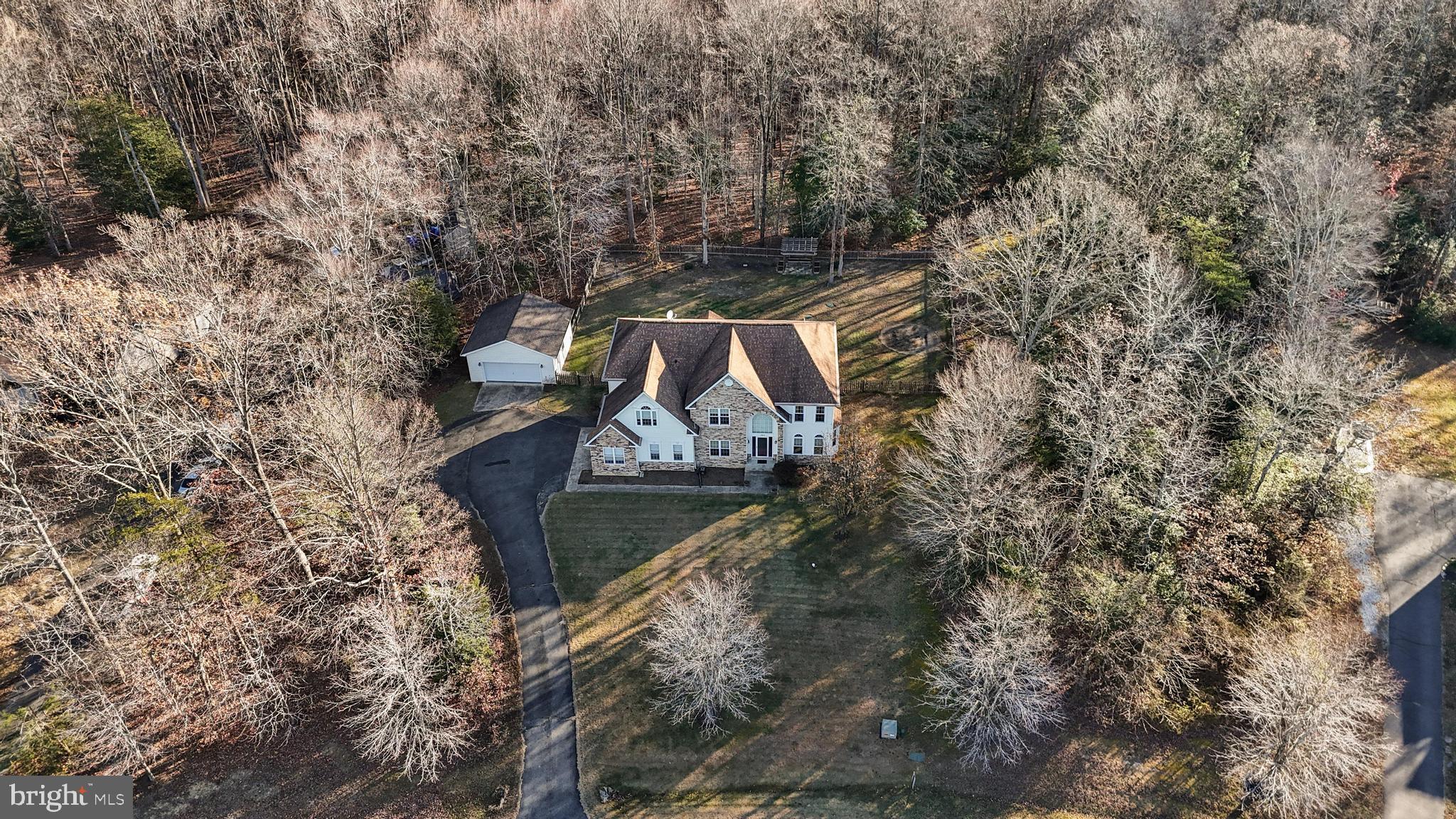 a view of a house with a mountain