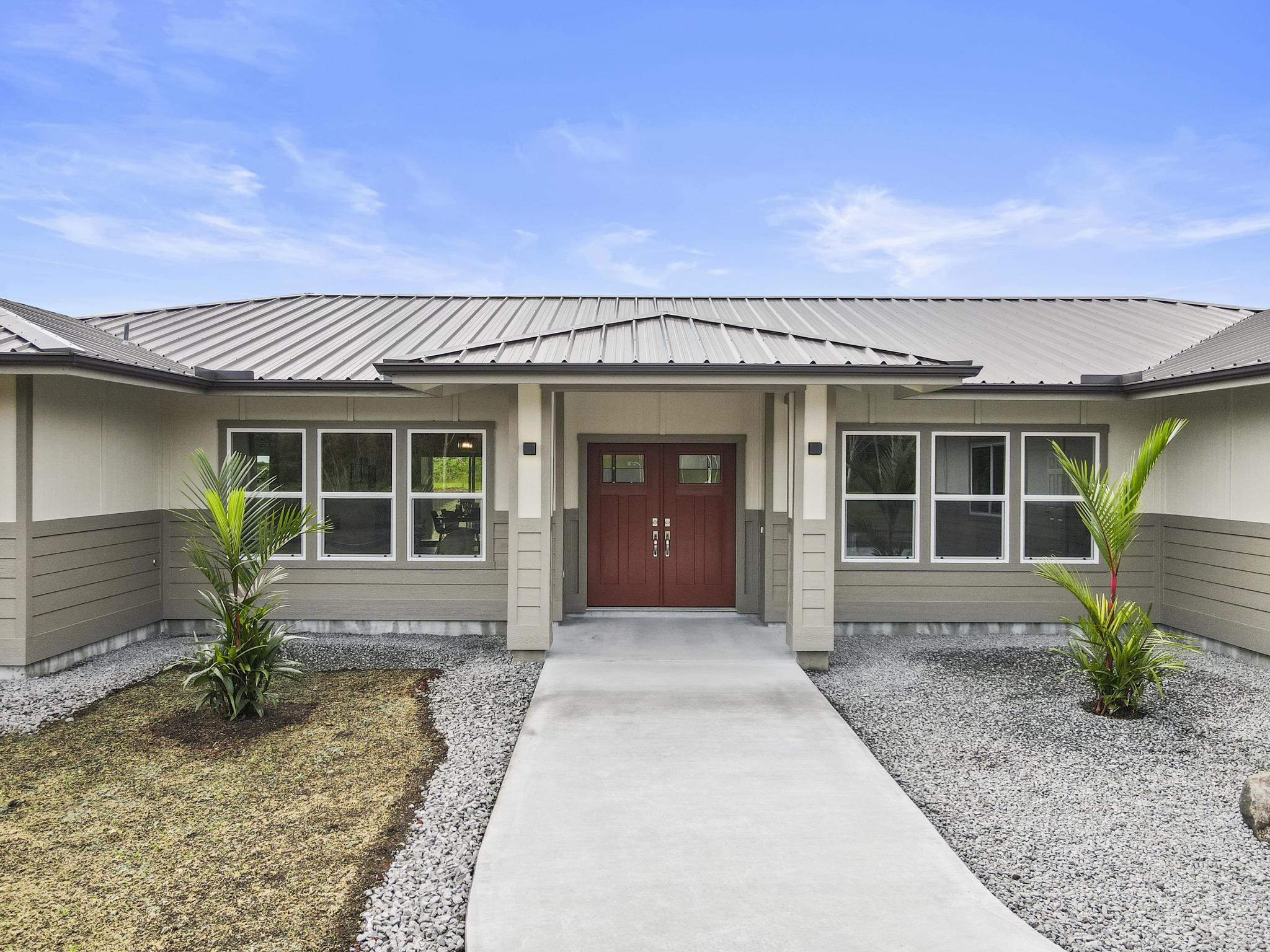 Welcome to your brand new, 4 bedroom, 3 bath, custom home located at 2665 Kuku St, Hilo.