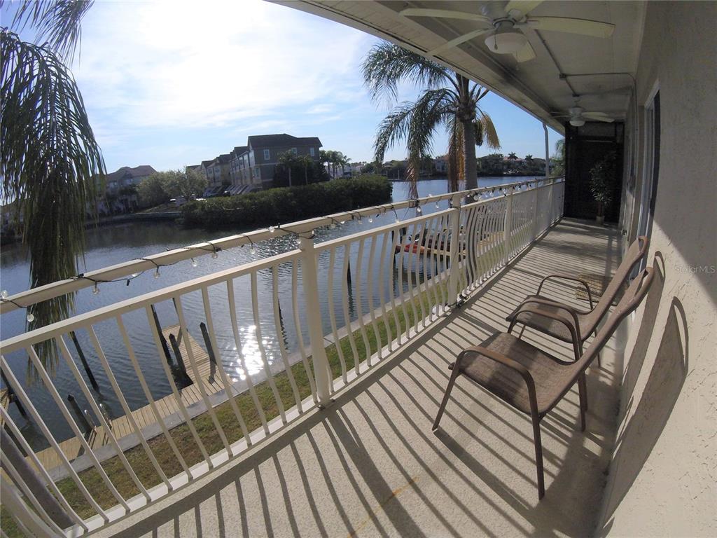 View from second story balcony off the living room