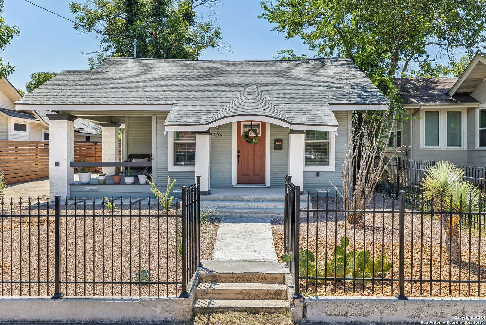 front view of house