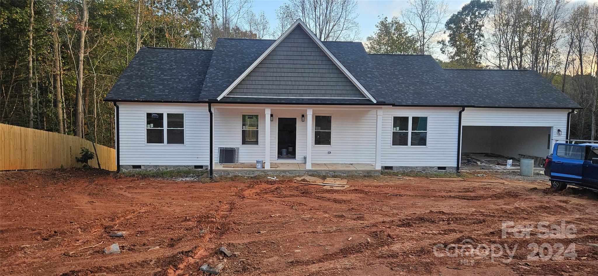 a house with yard in front of it