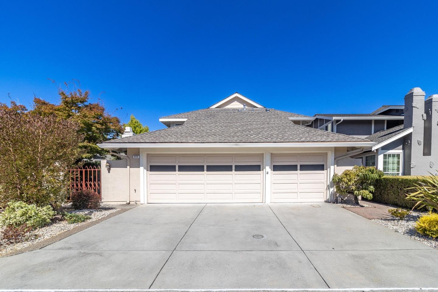 a house with trees in front of it