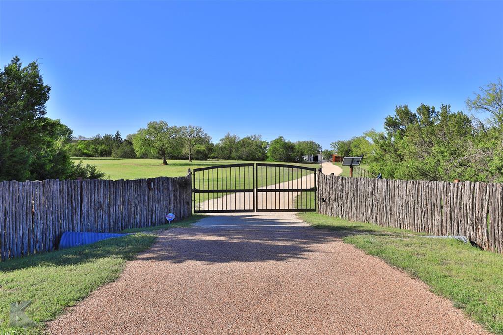 a view of backyard with green space