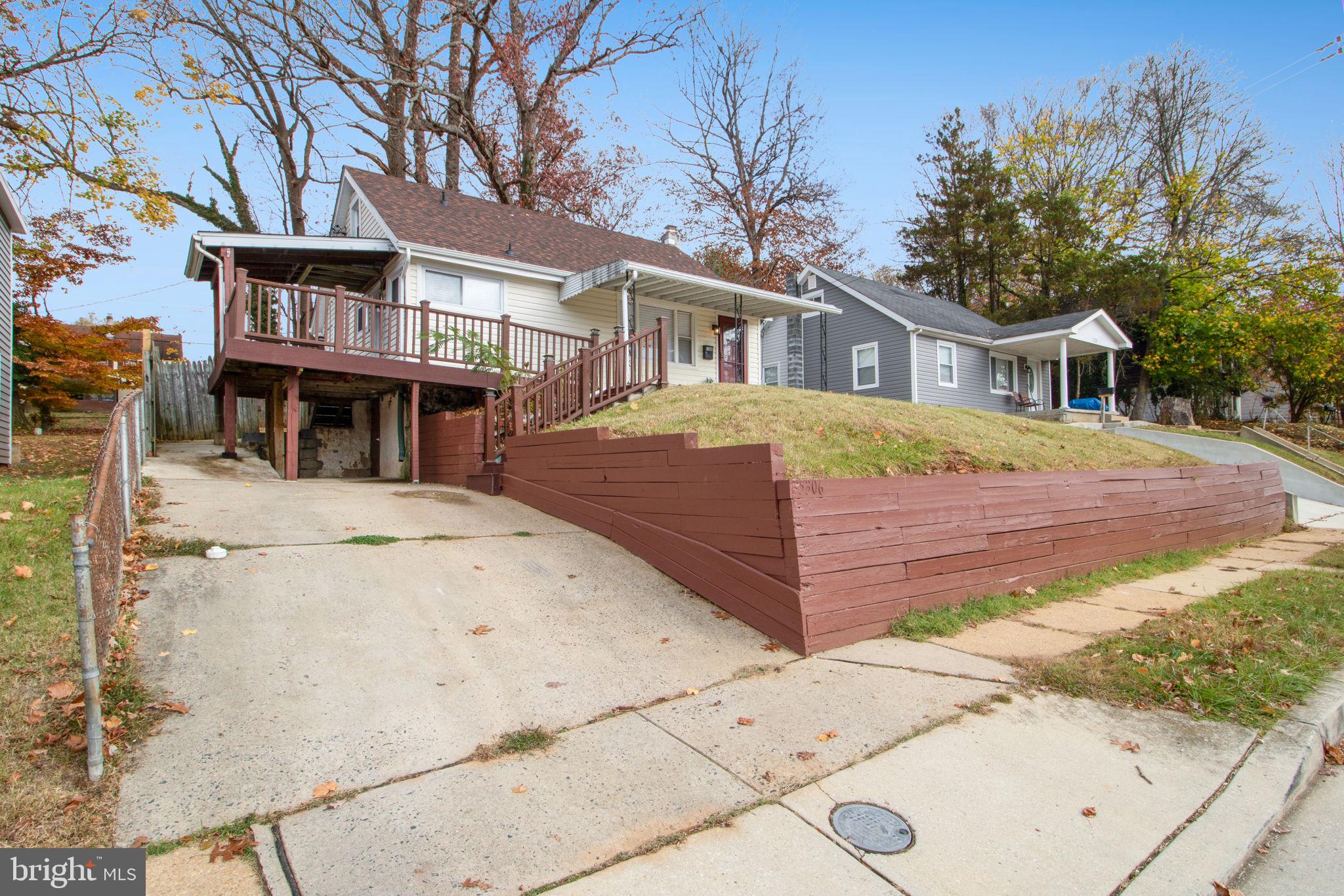 front view of house with a yard