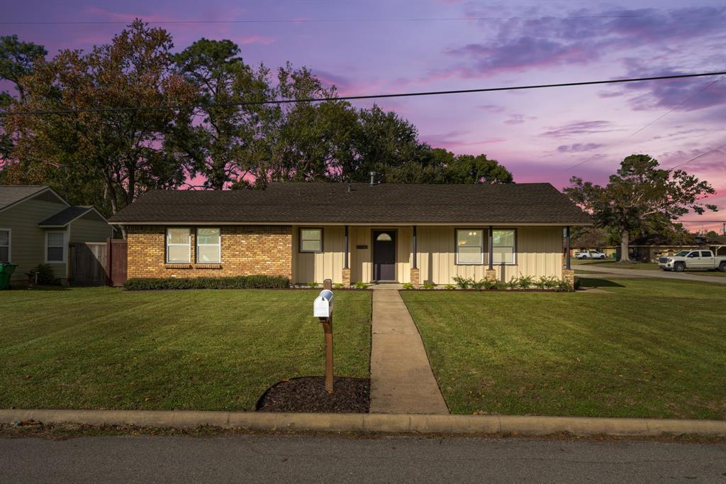 Twilight view of the front elevation!