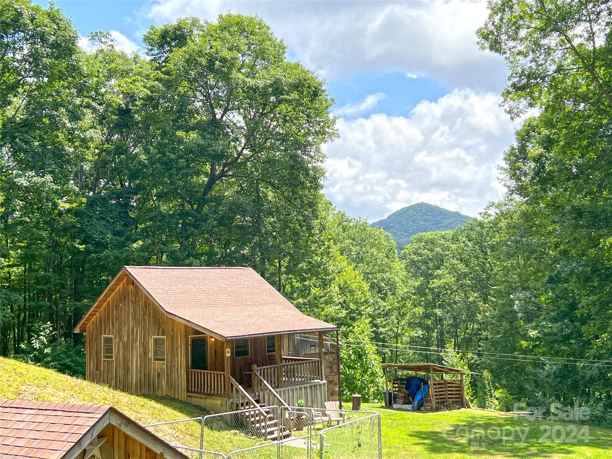 a view of a house with pool