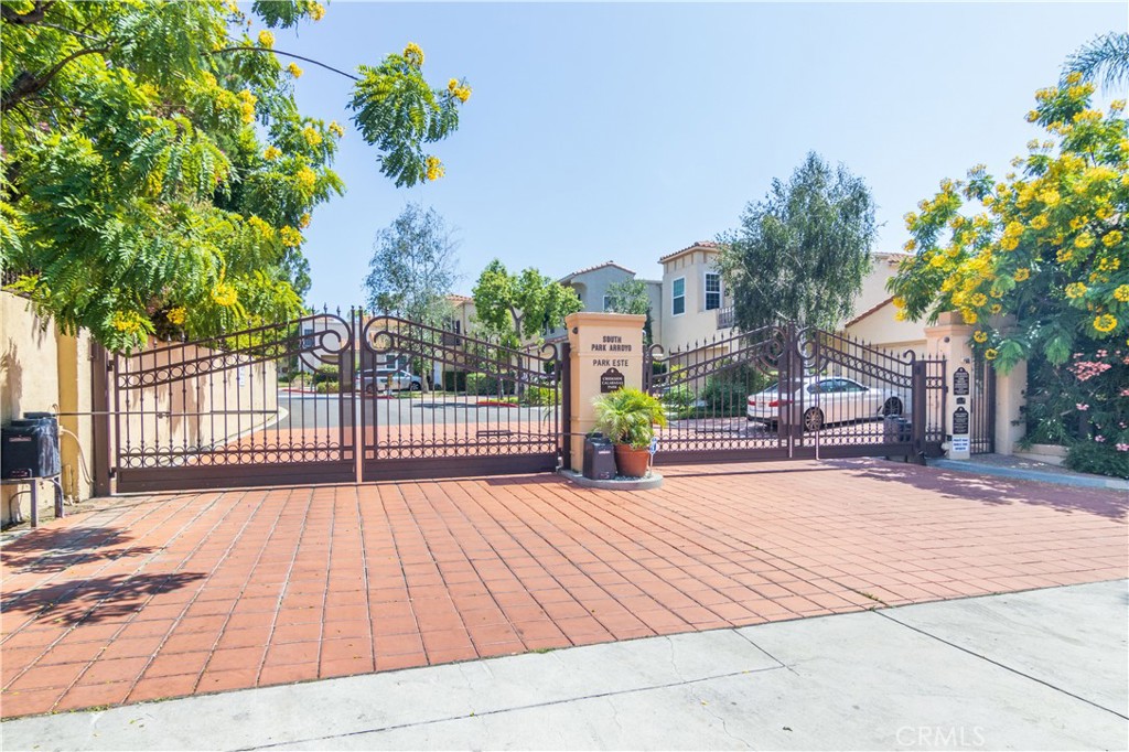 Private Front Gate Entrance