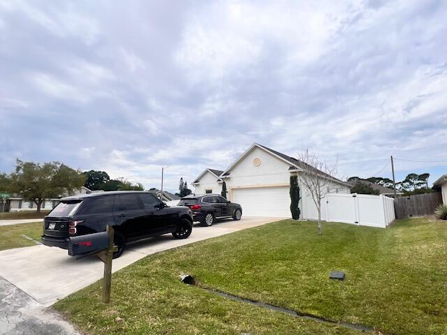 a view of a house with a patio