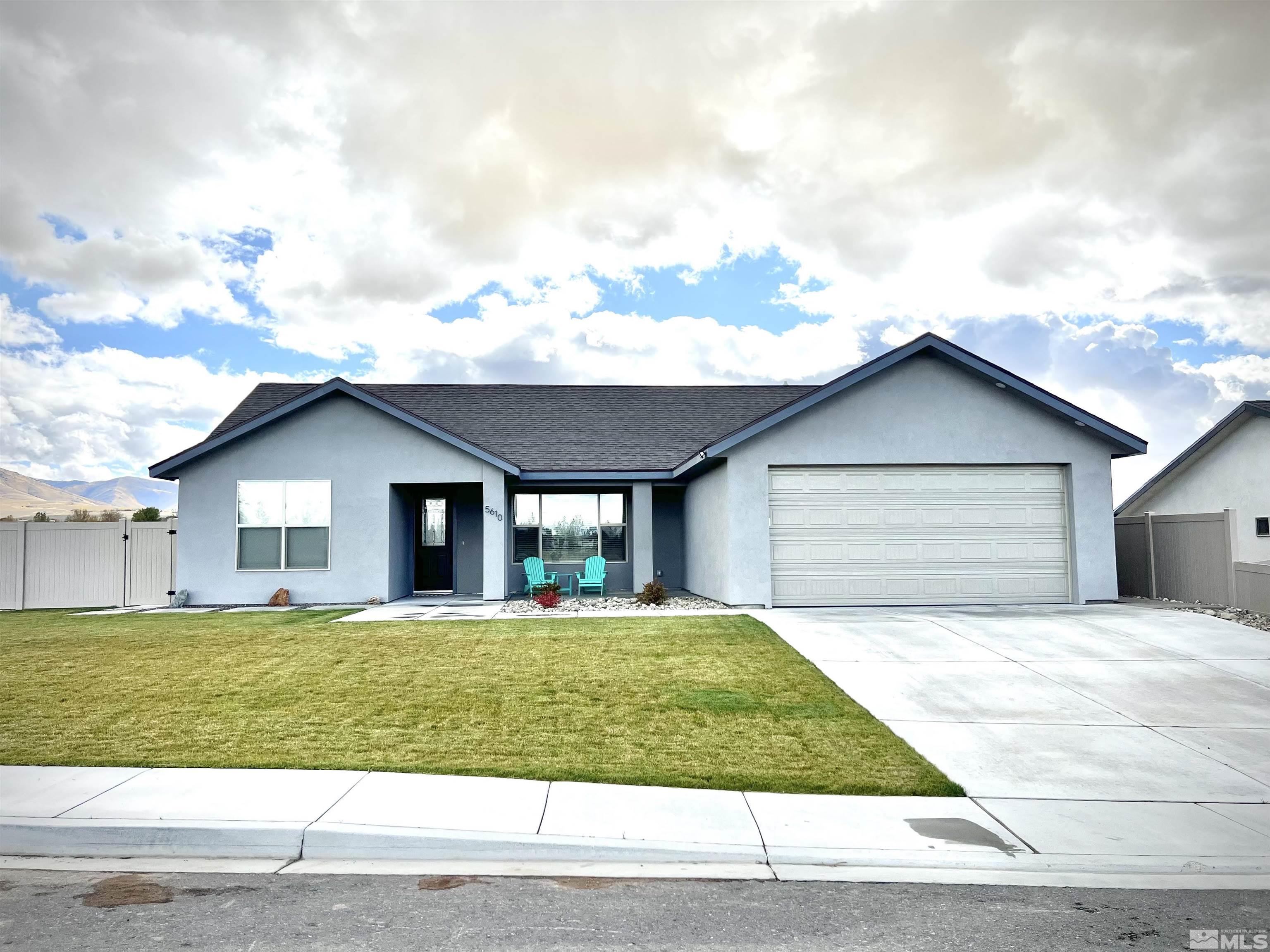 a house view with a outdoor space