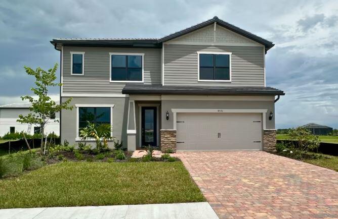 a front view of house with yard